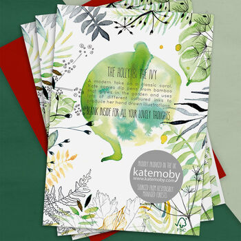 The Holly And The Ivy Designer Christmas Card Packs, 2 of 4