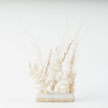 Small Handmade Ceramic Flower Bar For Dried Flowers, 2 of 11