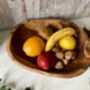 35cm Teak Root Bowl Handcrafted Natural Wood Fruit Bowl, thumbnail 6 of 7