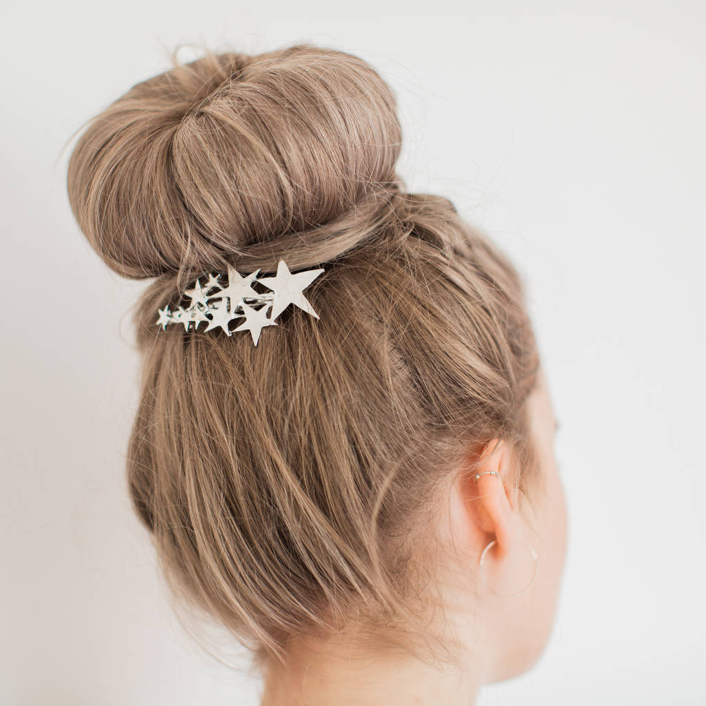 Star Hair Clip Barrette Gold Or Silver, 1 of 10