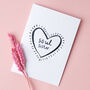 'Soul Sister' Palentine's Friendship Greeting Card, thumbnail 1 of 3