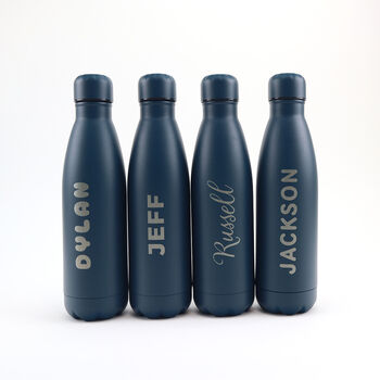 Personalised Stainless Steel Water Bottle 'Roam', 5 of 6