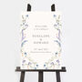 Regency Floral Wedding Welcome Sign, thumbnail 2 of 3