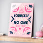 Positive 'Be Yourself' Metal Sign, thumbnail 1 of 4