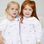 Personalised Girl's Cotton Blue Star Dress Short Sleeve, thumbnail 4 of 4