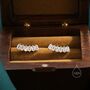 Sterling Silver Clear Cz Baguette Cz Stud Earrings, thumbnail 2 of 10
