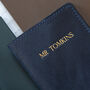 Personalised Leather Passport Cover And Luggage Label, thumbnail 6 of 12