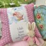 Beatrix Potter Christening Cushion, thumbnail 2 of 8