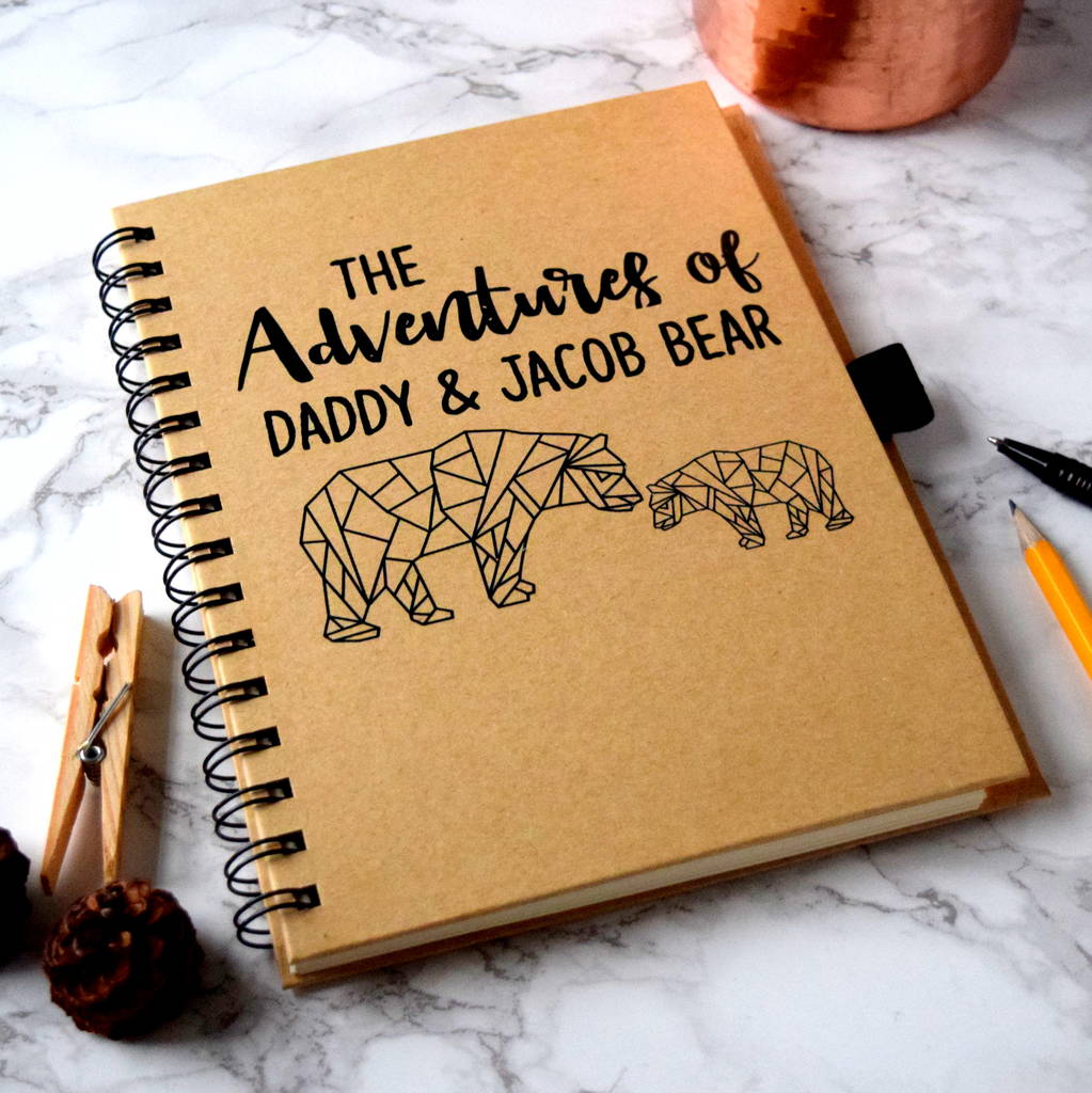 Personalised Bear Adventures Notebook, 1 of 2
