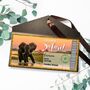 Personalised Safari Ticket, thumbnail 1 of 4