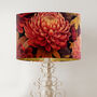 Rich Red And Peach Floral Lampshade, Opulent Blooms, thumbnail 2 of 6