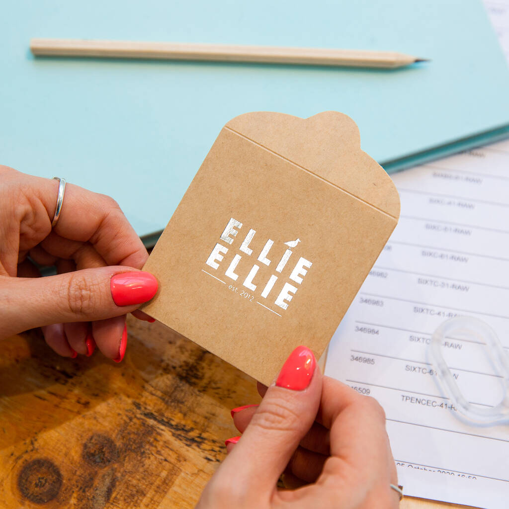 'Shine Bright' Sterling Silver Light Bulb Necklace By Ellie Ellie