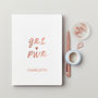 Personalised Girl Power Foiled Notebook, thumbnail 1 of 8