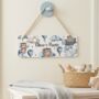 Kids Personalised Bear Theme Bedroom Door Sign, thumbnail 1 of 2