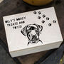 Personalised Pet Storage Box With Lift Off Lid, thumbnail 2 of 3
