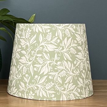 Oxford Green Botanical Leaves Empire Lampshades, 5 of 9