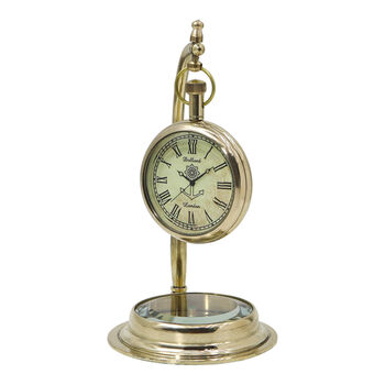 Custom Engraved Rotating Balance Desk Clock – 49th Birthday And Father's Day Gift For Him, 10 of 12