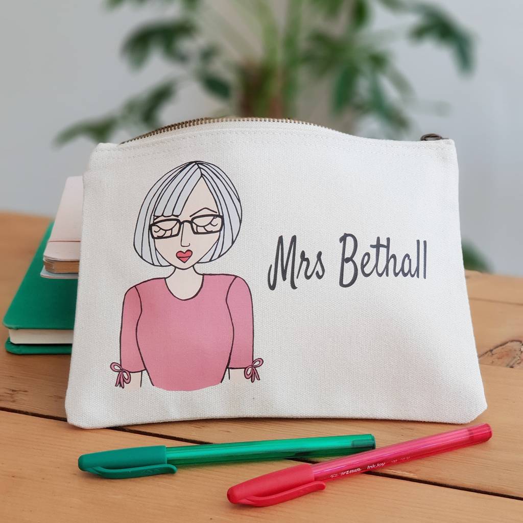 Personalised Create Your Own Teacher Pencil Case, 1 of 9