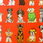 Red Christmas Dog Breeds Bandana, thumbnail 3 of 8
