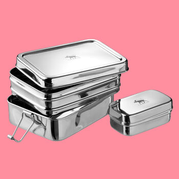 Stainless Steel Three In One Lunchbox, 6 of 9