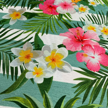 Tropical Cushion Cover With Floral, Leafy And Pineapple, 2 of 7