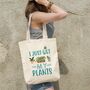 Funny 'I just wet my plants' Tote Bag, thumbnail 5 of 7