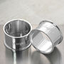 Personalised Sterling Silver Napkin Ring, thumbnail 1 of 8