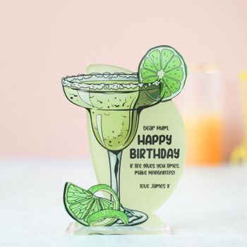 Personalised Margarita Cocktail Card, 3 of 7