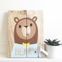Personalised 'Oh Hello Bear' On Reclaimed Wood, thumbnail 7 of 12