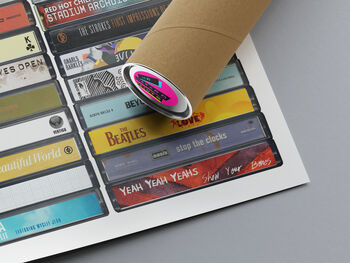 20th Birthday 2006 Music Print Personalised Gift, 5 of 8