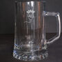 Personalised 40th Birthday Gift Balloon Stein Glass, thumbnail 1 of 4