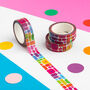 Rainbow Set Of Festive Washi Tapes, thumbnail 6 of 7