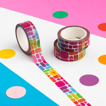 Rainbow Set Of Festive Washi Tapes, 6 of 7