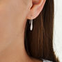 Sterling Silver Liquid Drop Earrings, thumbnail 3 of 4