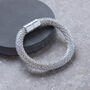 Silver Colour Crystal Encrusted Bracelet, thumbnail 1 of 3