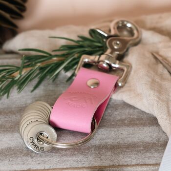Personalised Leather Travel Keyring And Tokens, 11 of 11
