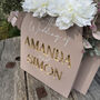 Manhattan Welcome To Our Wedding Flower Box Sign, thumbnail 8 of 12