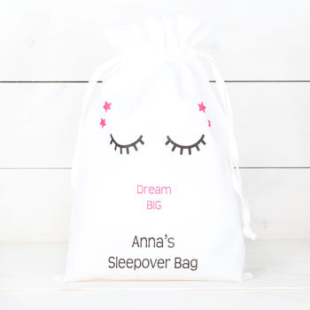 Personalised Girls Sleepover Bag And Accessories, 7 of 7
