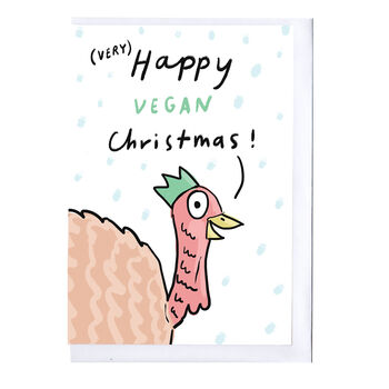 Happy Vegan Christmas Card, 2 of 2