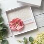 Personalised Wedding Day Card With Satin Flower. Choice Of Colours, thumbnail 3 of 4