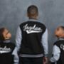 Custom Kids Varsity Jacket Personalised Sports Jacket, thumbnail 10 of 12