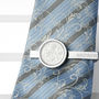 Personalised Lucky Sixpence Tie Clip, thumbnail 1 of 3