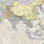 Giant Classic World Map Mural, thumbnail 5 of 6