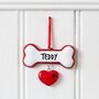 Personalised Dog Bone Christmas Decoration, thumbnail 1 of 4