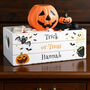 Personalised Halloween Halloween Small Wooden Treats C…, thumbnail 1 of 5