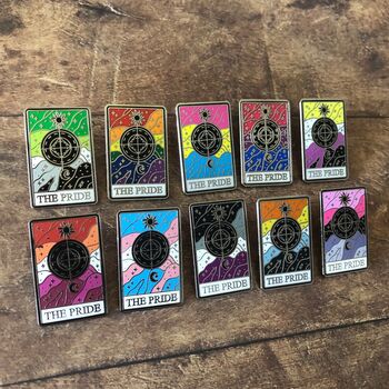 Tarot Card Lgbt Pride Enamel Pin | Lgbtq+ |, 2 of 5