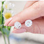 Daisy Solid Silver Studs, thumbnail 1 of 5