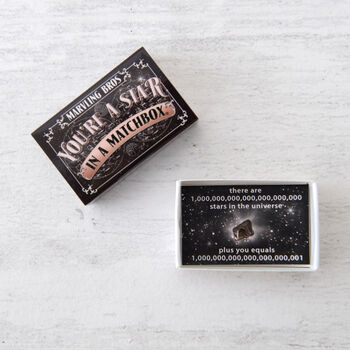 Meteorite With You're A Star Message In A Matchbox, 2 of 7