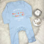 Uncle You're My Favourite Personalised Bright Babygrow, thumbnail 6 of 6