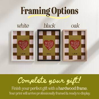 My Heart Is So Full Of Love Personalised Initials Print, 6 of 12